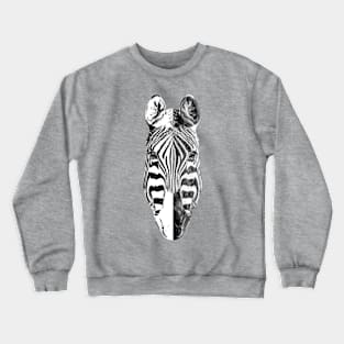 Mr B&W Zebra Crewneck Sweatshirt